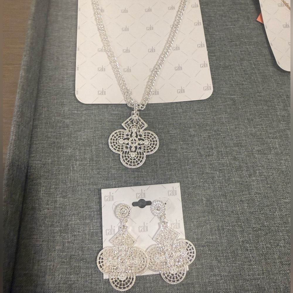 CAbi Pendant Necklace and Earrings